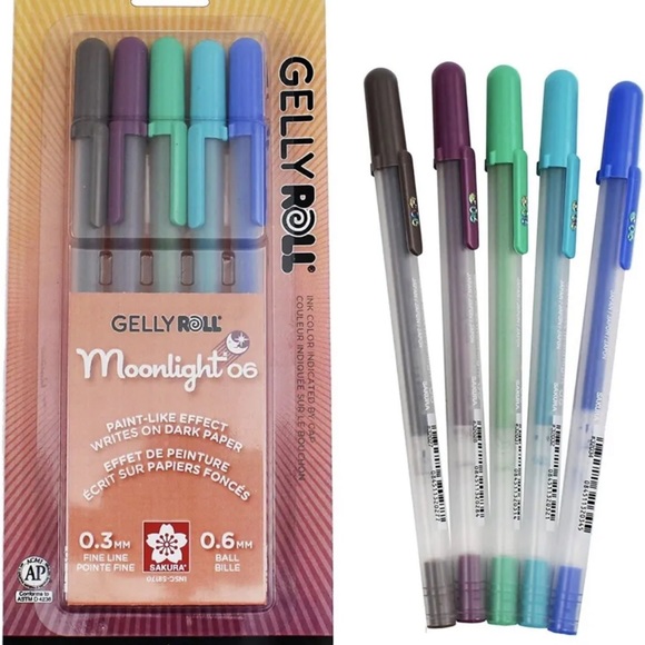 Gel pens SAKURA OF AMERICA GELLY ROLL MOONLIGHT LUNAR - Picture 2 of 5